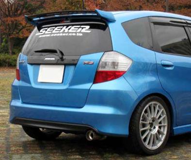 SEEKER 2-PIECE REAR WING WHITE PEARL FOR HONDA FIT GE  16020-GE8-002