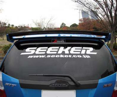SEEKER 2-PIECE REAR WING UNPAINTED FOR HONDA FIT GE 16020-GE8-001