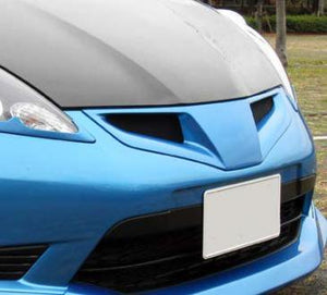 SEEKER FRP FRONT GRILL SILVER METALLIC FOR HONDA FIT GE  16010-GE8-F02