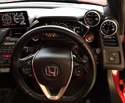 SEEKER FRP TWIN METER HOOD FOR HONDA S660  17000-660-F02