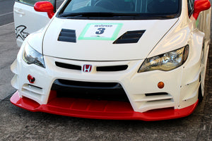 M&M HONDA FRONT TWIN CANARD FOR WIDE BODY KIT FOR CIVIC FD2 FD1 01010-FD2-MR04