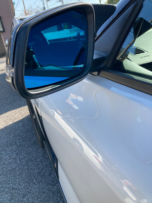 REVOLUTION WIDE DOOR MIRROR LENS BLUE FOR TOYOTA SUPRA A90 A90-WDM-B