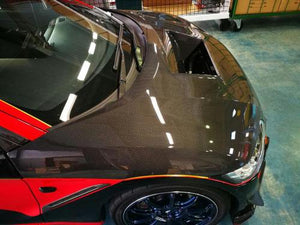 TOP FUEL CARBON BONNET WITH OUTLET FOR HONDA S660 JW5