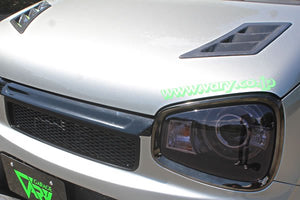 GARAGE VARY BONNET DUCT (CARBON) + RAIN GUARD (FRP) FOR SUZUKI ALTO RS WORKS 500-022