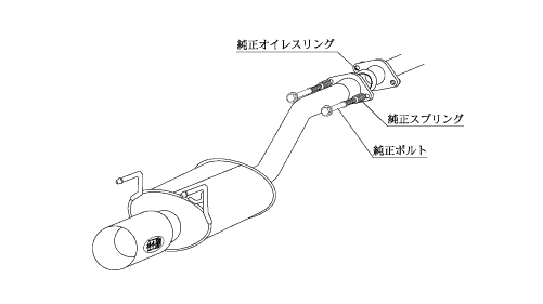 KAKIMOTO RACING EXHAUST KAKIMOTO.R FOR HONDA FIT GD3 GD1  HS350