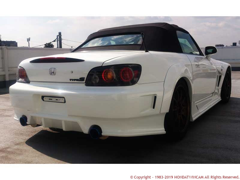 FEEL'S HONDA TWINCAM REAR WIDE FENDER FRP FOR HONDA S2000 AP1 Feels-00931