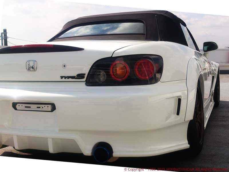 FEEL'S HONDA TWINCAM REAR WIDE FENDER FRP FOR HONDA S2000 AP1 Feels-00931