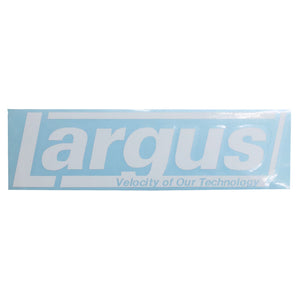 LARGUS LOGO CUTTING STICKER (A TYPE) 200MM X 55MM 1 SHEET WHITE FOR  01011293006-QQ