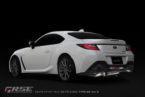 RSE FULL TITANIUM MUFFLER EXHAUST KIT TYPE-80 VER2 FOR TOYOTA GR86 ZN8 SUBARU BRZ ZD8 RB6090-SB05A