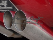 POWER CRAFT 4 PIECES OUT BUMPERLESS TYPE HYBRID EXHAUST MUFFLER SYSTEM FOR LAMBORGHINI DIABLO SV 5.7VT P-LA330103