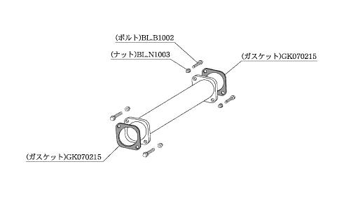 KAKIMOTO RACING  CATALYST SILENCER/STRAIGHT FOR MITSUBISHI LANCER EVOLUTION 7 8 8MR CT9A  MSP305