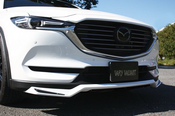 GARAGE VARY CARBON PLATE FOR FRONT LIP SPOILER T-2 FOR MAZDA CX-8 KG 35-2002