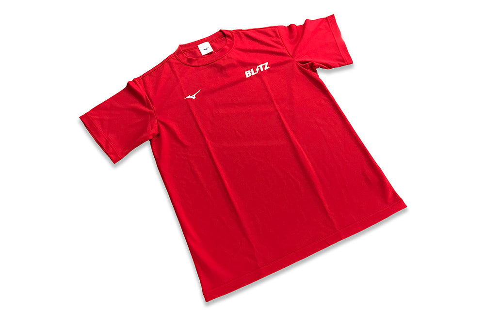 BLITZ MIZUNO QUICK DRY T-Shirt RED M 13897
