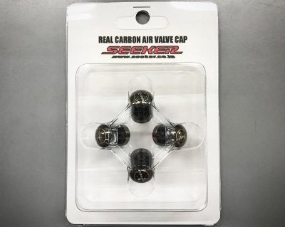 SEEKER REAL CARBON AIR VALVE CAP FOR  82000-AVC-C04