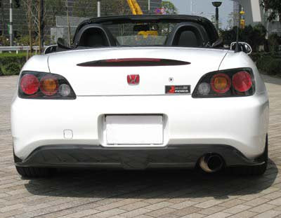 SEEKER REAR UNDER SPOILER T CARBON UV CUT CLEAR FOR HONDA S2000  16030-AP2-SC2