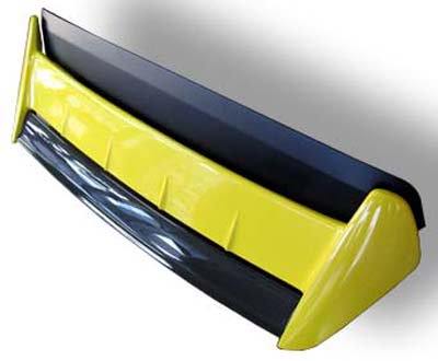 SEEKER 2-PIECE REAR WING UNPAINTED FOR HONDA EK CIVIC 3Dr  16020-EK9-V2N