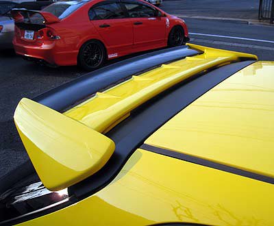 SEEKER 2-PIECE REAR WING UNPAINTED FOR HONDA EK CIVIC 3Dr 16020