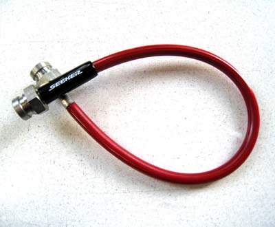 SEEKER RED COAT STAINLESS MESH CLUTCH LINE FOR HONDA S2000 S2000 100-120 AP1 12900-AP1-120