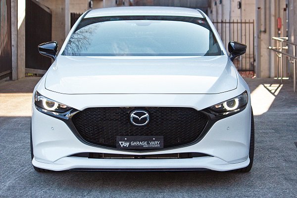 GARAGE VARY FRONT LIP SPOILER + FRONT SPLITTER SET FOR MAZDA3 BP 20-3009