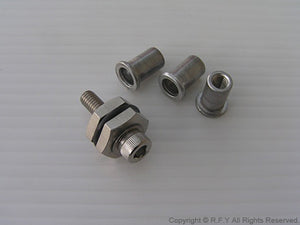 RACING FACTORY YAMAMOTO STAINLESS STEELQ M6 NUTTER JIG & NUTTER SET OF 20 FOR HONDA S2000 AP1 AP2 RACING-FACTORY-YAMAMOTO-00192