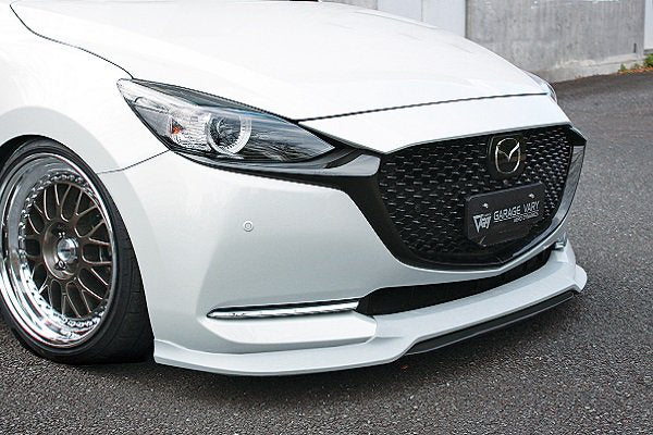 GARAGE VARY FRONT LIP SPOILER + FRONT SPLITTER SET FOR MAZDA2 DJ 21-2005