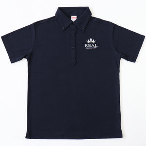 REAL POLO SHIRT VER.2 NAVY XL SIZE REAL-PS2-NV-XL