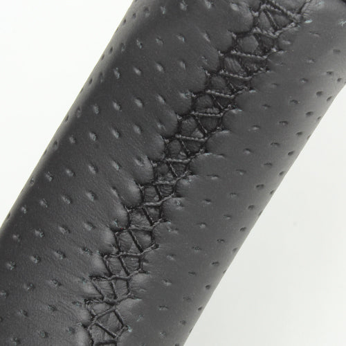 REAL PREMIUM SERIES D SHAPE BLACK CARBON BLACK EURO STITCH STEERING WHEEL FOR TOYOTA MIRAI 10  50P-BKC-BK