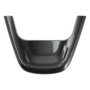 REAL STEERING UNDER PAD BLACK CARBON PRINT STEERING WHEEL FOR TOYOTA MIRAI 10  50-PAD-BKT