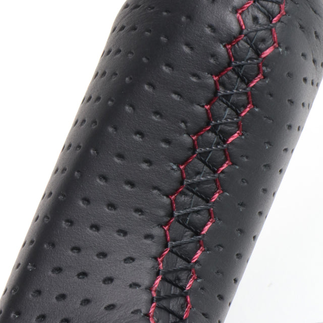 REAL LEXUS SERIES D SHAPE BLACK CARBON & DARK WINE LEATHER DARK WINE X BLACK EURO STITCH STEERING WHEEL FOR LEXUS LX URJ201W  LXA-BKC-DW