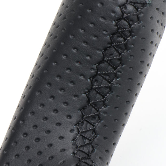 REAL LEXUS SERIES D SHAPE BLACK CARBON BLACK EURO STITCH STEERING WHEEL FOR LEXUS LX URJ201W  LXA-BKC-BK