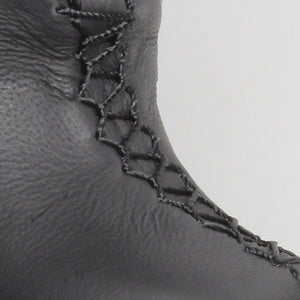 REAL ORIGINAL SERIES ALL WOOD ROUND SHAPE PIANO BLACK BLACK EURO STITCH STEERING WHEEL FOR MAZDA ROADSTER ND5RC  MZCW-PBW-BK