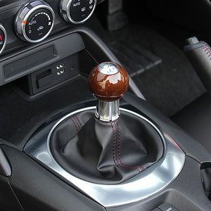REAL SHIFT KNOB 16 DARK BROWN WOOD FOR MAZDA ROADSTER RF NDERC  SK-MZC-BRW