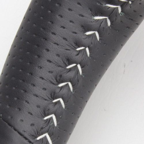 REAL PREMIUM SERIES D SHAPE PEARL WHITE WHITE STITCH STEERING WHEEL FOR TOYOTA CROWN ATHLETE 210  S210-WHW-WH