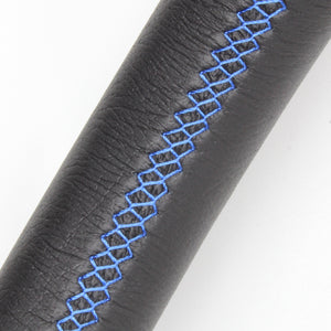 REAL ORIGINAL SERIES D SHAPE BLUE SELECTION BLUE EURO STITCH STEERING WHEEL FOR LEXUS IS F 20  ISD-LPB-BL