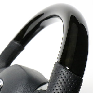 REAL ORIGINAL SERIES SET COMBINATION TYPE + UNDER PAD SET BLACK WOOD STEERING + SILVER UNDER PAD BLACK EURO STITCH STEERING WHEEL FOR TOYOTA C-HR 10 50  X10-BKW-PBP-SLP