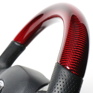 REAL ORIGINAL SERIES SET COMBINATION TYPE + UNDER PAD SET RED CARBON STEERING + SILVER UNDER PAD BLACK EURO STITCH STEERING WHEEL FOR TOYOTA C-HR 10 50  X10-RDC-PBP-SLP