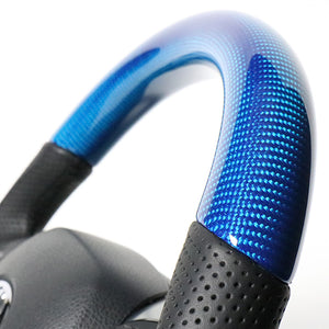 REAL ORIGINAL SERIES SET COMBINATION TYPE + UNDER PAD SET BLUE CARBON STEERING + SILVER UNDER PAD BLACK EURO STITCH STEERING WHEEL FOR TOYOTA C-HR 10 50  X10-BLC-PBP-SLP