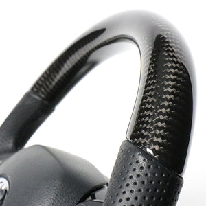 REAL ORIGINAL SERIES SET COMBINATION TYPE + UNDER PAD SET BLACK CARBON STEERING + PIANO BLACK UNDER PAD BLACK EURO STITCH STEERING WHEEL FOR TOYOTA C-HR 10 50  X10-BKC-PBP-PBP