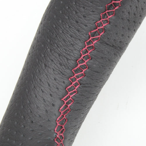 REAL ORIGINAL SERIES ROUND SHAPEROYAL BLACKWOOD DARK WINE EURO STITCH STEERING WHEEL FOR TOYOTA VELLFIRE HYBRID 20  H20-RKW-DW