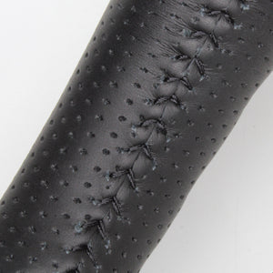 REAL ORIGINAL SERIES OVAL SHAPE BROWN WOOD BLACK STITCH STEERING WHEEL FOR TOYOTA PRIUS Α 40  30-2-BRW