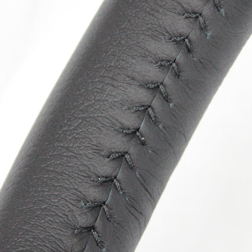 REAL ORIGINAL SERIES OVAL SHAPE PEARL BLACK BLACK STITCH STEERING WHEEL FOR TOYOTA AQUA GR SPORT 10 NOT 17-INCH PACKAGE  30-1-BKP