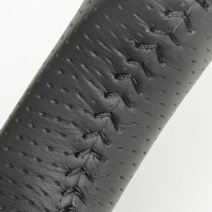 REAL ORIGINAL SERIES SET BLACK WOOD STEERING + BLACK CARBON PRINT UNDER PAD BLACK STITCH STEERING WHEEL FOR TOYOTA MIRAI 10  50-BKW-BK-BKT