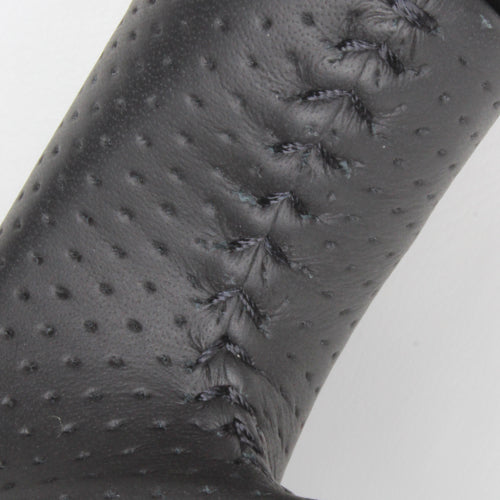 REAL ORIGINAL SERIES D SHAPE BLACK CARBON BLACK STITCH STEERING WHEEL FOR TOYOTA COROLLA AXIO HYBRID 160  E160-BKC-BK