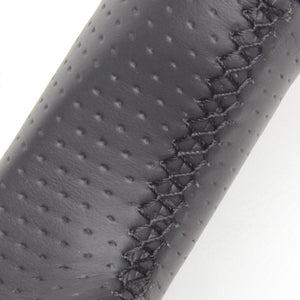 REAL PREMIUM SERIES SOFT D SHAPE BLACK CARBON BLACK EURO STITCH STEERING WHEEL FOR TOYOTA PREMIO 260 : 3 TYPE  U60-BKC-BK