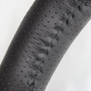 REAL ORIGINAL SERIES ROUND SHAPE BLACK WOOD BLACK STITCH STEERING WHEEL FOR TOYOTA ISIS 10 : ZENKI R50-BKW-BK