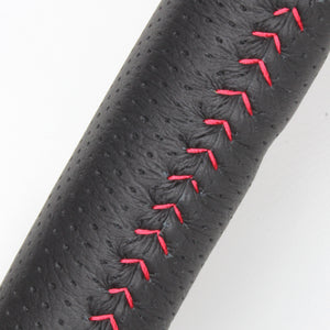 REAL ORIGINAL SERIES D SHAPE PEARL RED RED STITCH STEERING WHEEL FOR TOYOTA WISH 20  E20-RDW-RD