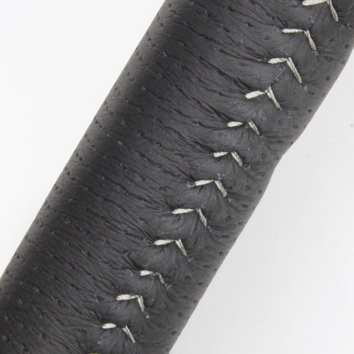 REAL ORIGINAL SERIES D SHAPE PEARL WHITE SILVER STITCH STEERING WHEEL FOR TOYOTA WISH 20  E20-WHW-SL