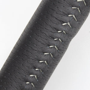 REAL ORIGINAL SERIES D SHAPE PEARL WHITE SILVER STITCH STEERING WHEEL FOR TOYOTA AURIS 150 : KOUKI  E20-WHW-SL