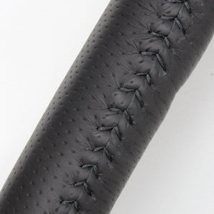 REAL ORIGINAL SERIES D SHAPE PIANO BLACK BLACK STITCH STEERING WHEEL FOR TOYOTA VOXY 70 : KOUKI 3 SPOKE TYPE E20-PBW-BK