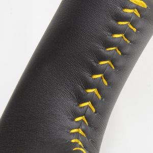 REAL ORIGINAL SERIES SOFT D SHAPE YELLOW YELLOW STITCH STEERING WHEEL FOR TOYOTA FJ CRUISER GSJ15W FJ-YW-YL